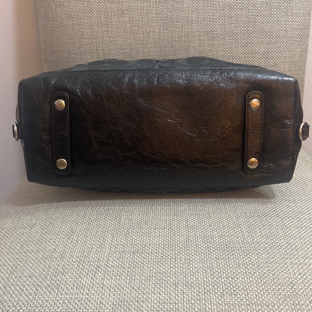 Coach Black Satchel Bag - Picture 3 of 11